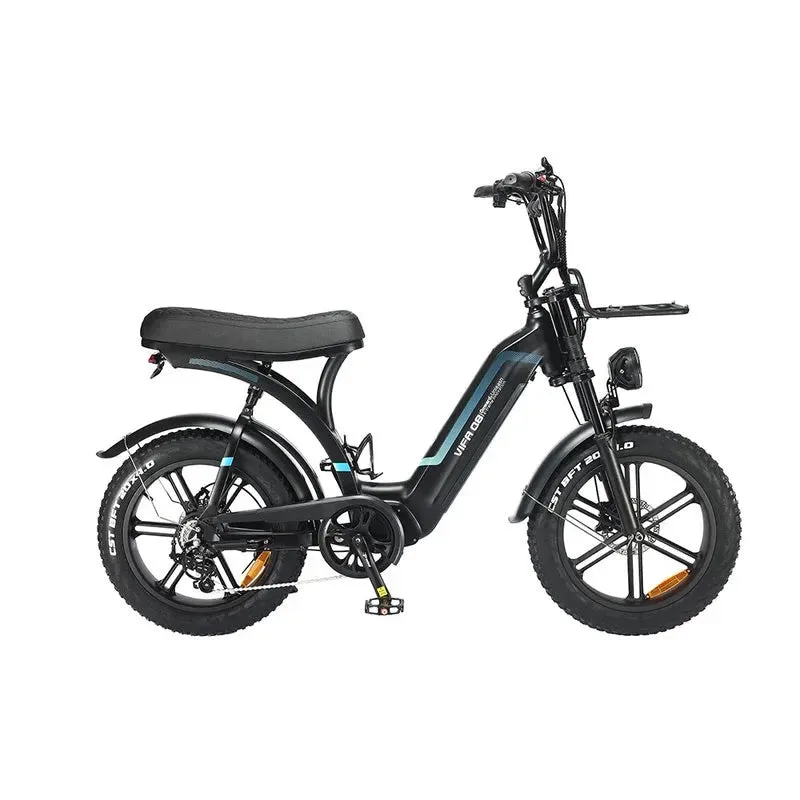 OUXI Q8 Fat-bike Zwart — foto 2