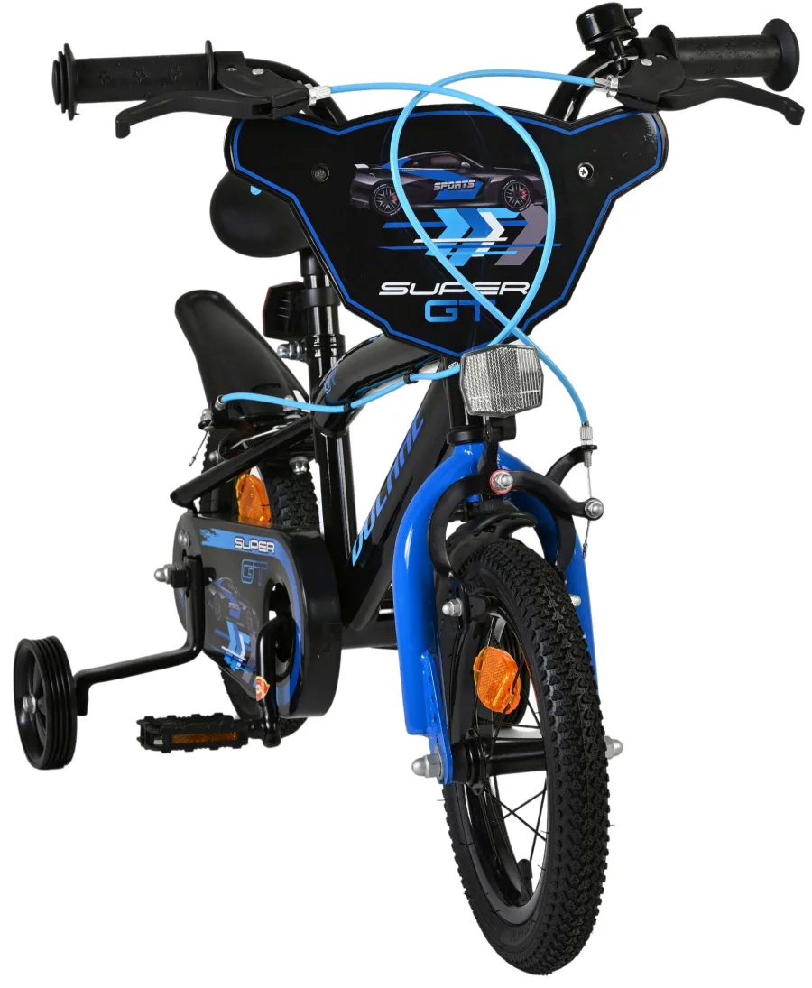 Volare Super GT Kinderfiets – Jongens – 12 inch – Blauw – Twee handremmen — foto 5