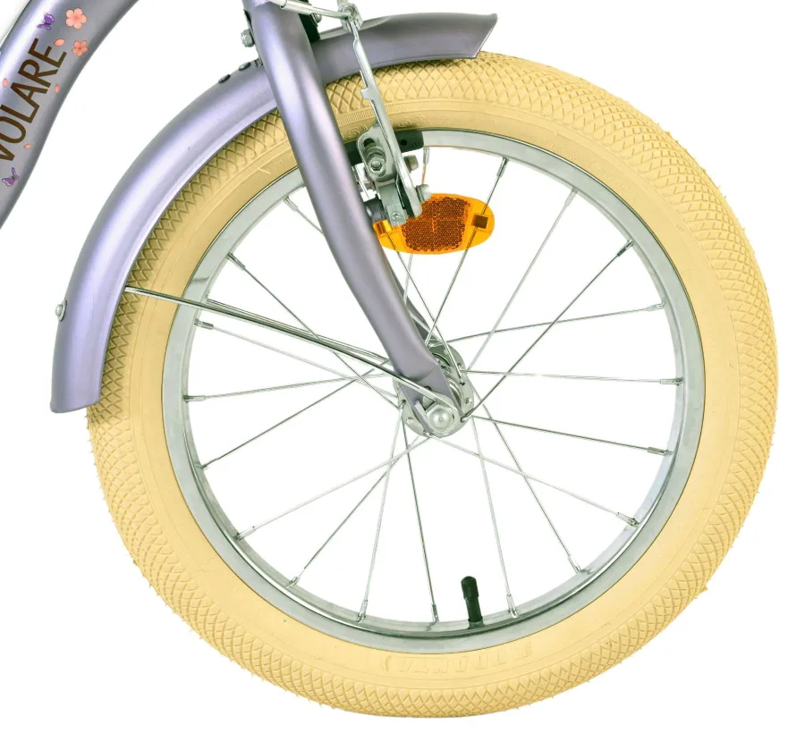 Volare Blossom Kinderfiets – Meisjes – 16 inch – Paars – Twee Handremmen — foto 3