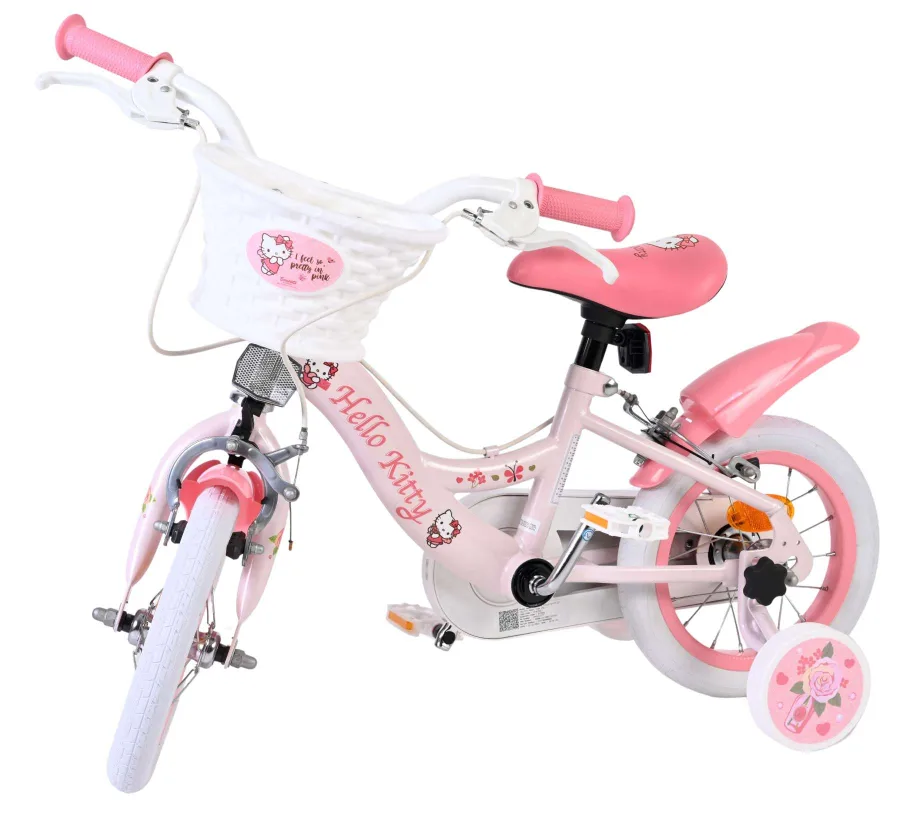 Hello Kitty Kinderfiets – Meisjes – 12 inch – Roze – Twee handremmen — foto 11