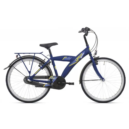 Kinderfiets 26″ Bikefun Urban met Shimano Nexus 3 – kobalt blauw