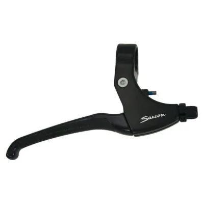 Remgreepset Saccon rollerbrake – zwart met rubberen greep