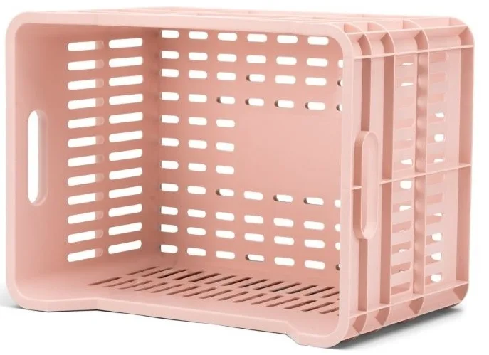 Gerecyclede Fietskrat Urban Proof Click 30 Liter Pastel roze — foto 7