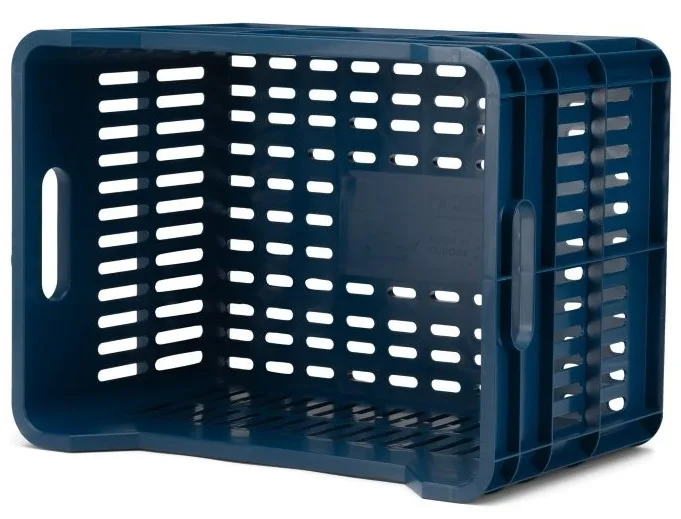 Gerecyclede Fietskrat Urban Proof Click 30 Liter donker blauw — foto 8