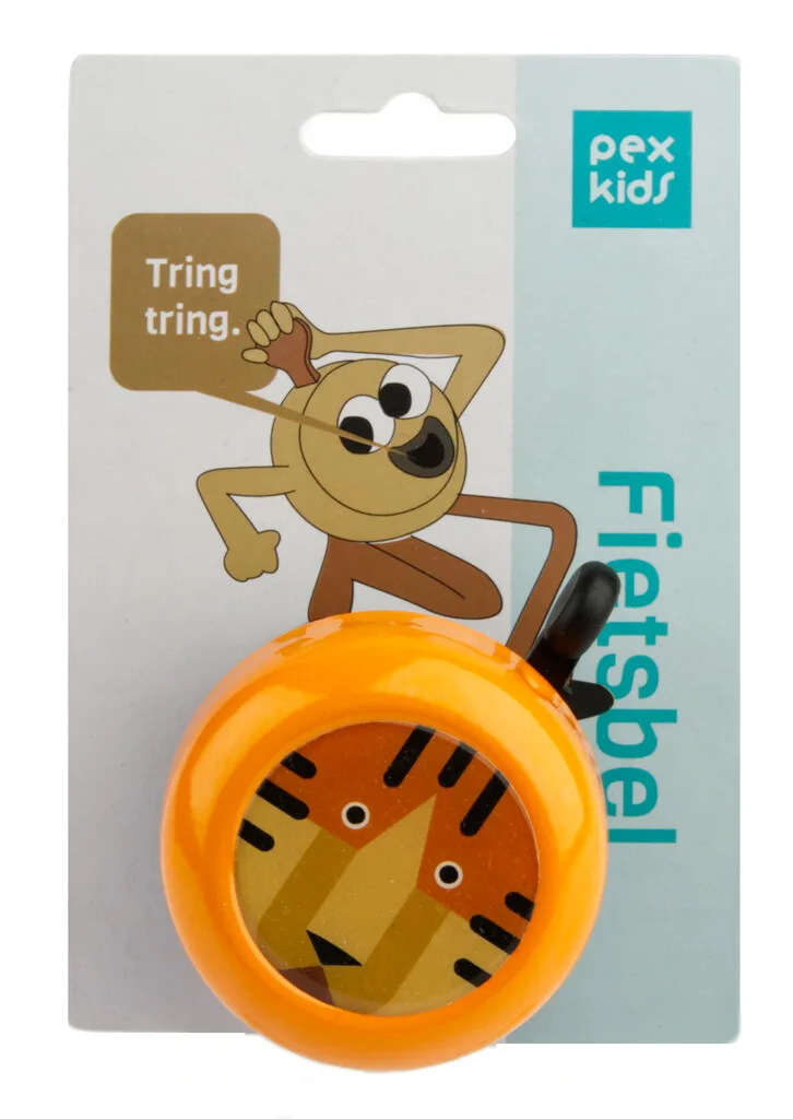 Fietsbel PexKids Tiger – geel/zwart — foto 5