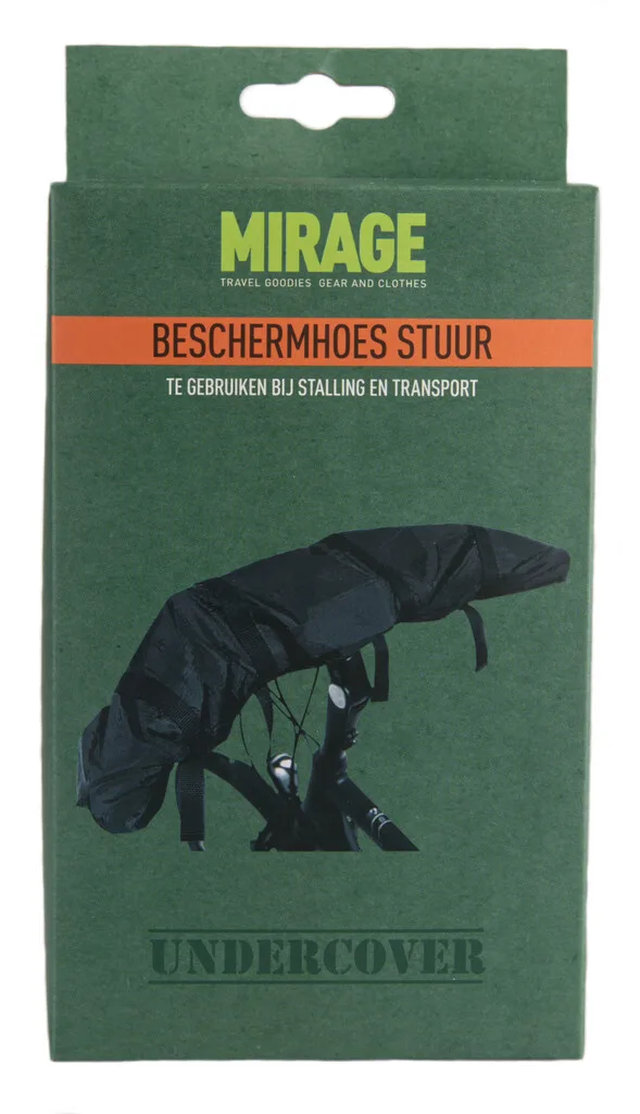 Beschermhoes Mirage Undercover voor fietsstuur zwart — foto 3