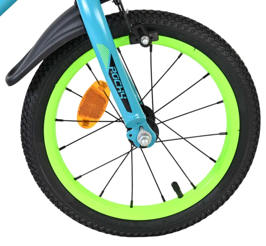 Volare Rocky Kinderfiets – Jongens – 14 inch – Groen — foto 3