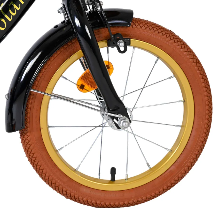Volare Ashley Kinderfiets – Meisjes – 14 inch – Zwart – Twee Handremmen — foto 3