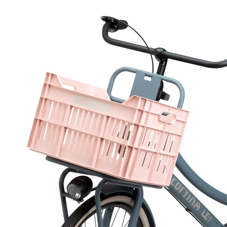 Gerecyclede Fietskrat Urban Proof Click 30 Liter Pastel roze — foto 14
