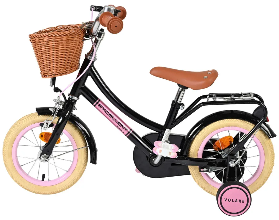 Volare Excellent Kinderfiets – Meisjes – 12 inch – Zwart — foto 9