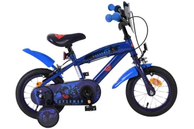Superman Kinderfiets – Jongens – 12 inch – Blauw – Twee handremmen