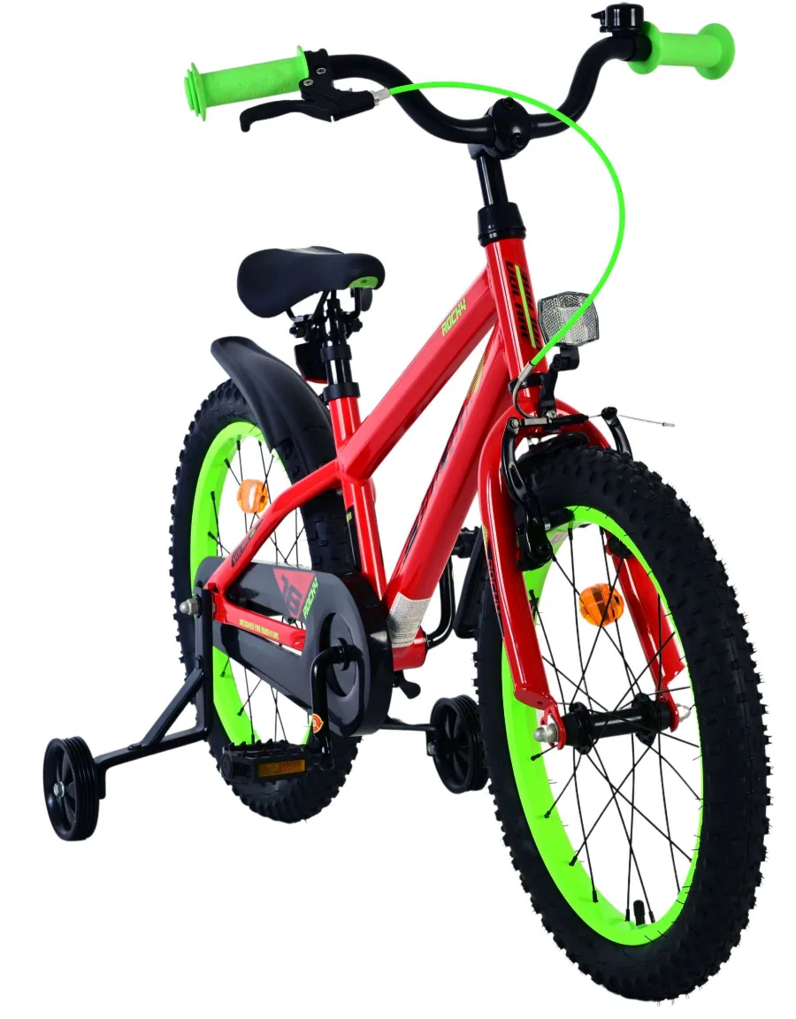 Volare Rocky Kinderfiets – Jongens – 18 inch – Rood — foto 7