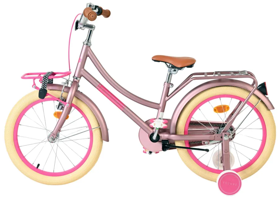 Volare Excellent Kinderfiets – Meisjes – 18 inch – Mat Roze — foto 9