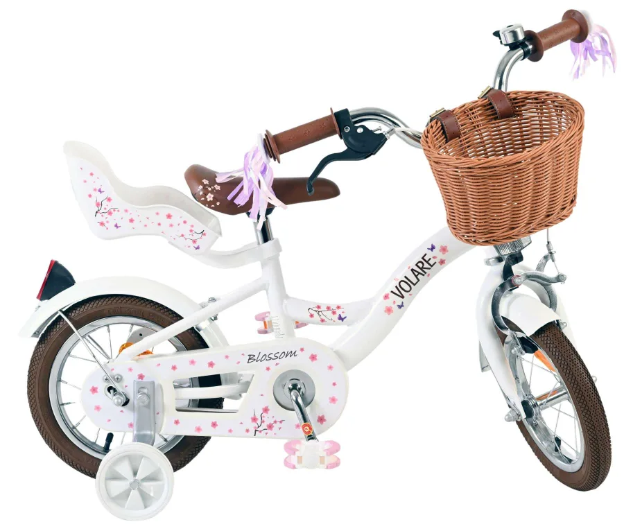 Volare Blossom Kinderfiets – Meisjes – 12 inch – Wit — foto 12
