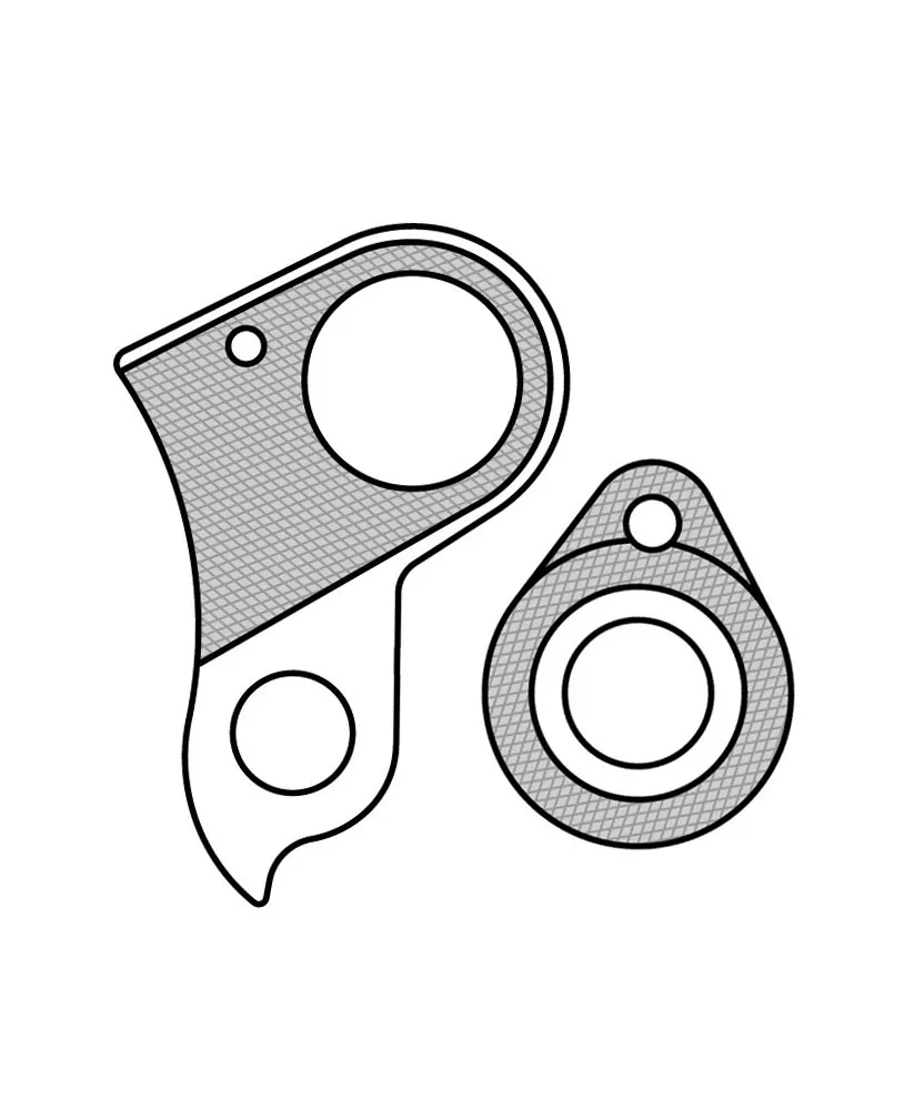 Derailleurpad Marwi GH-176 Cube (hanger + axle cap) — foto 3