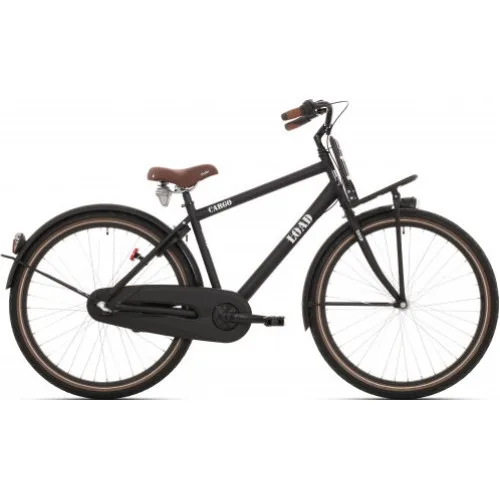 Bikefun Load 24″ jongensfiets met 3 versnellingen en remnaaf – mat zwart