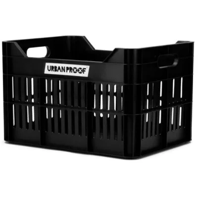 Gerecyclede Fietskrat Urban Proof Click 30 Liter zwart