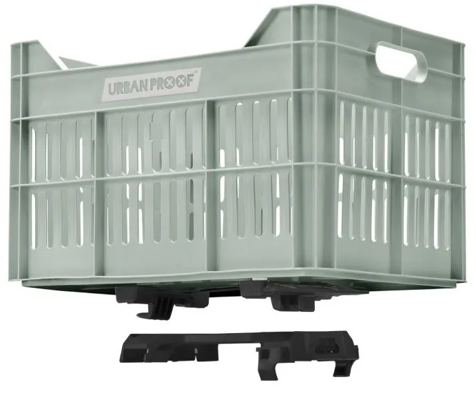 Gerecyclede Fietskrat Urban Proof Click 30 Liter Mistig mintgroen — foto 11