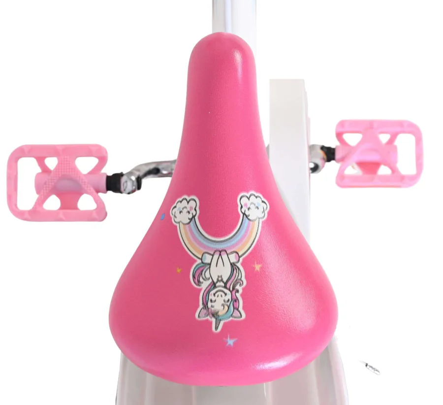Volare Unicorn Children's bike – Girls – 14 inch – White – Two hand brakes — foto 5