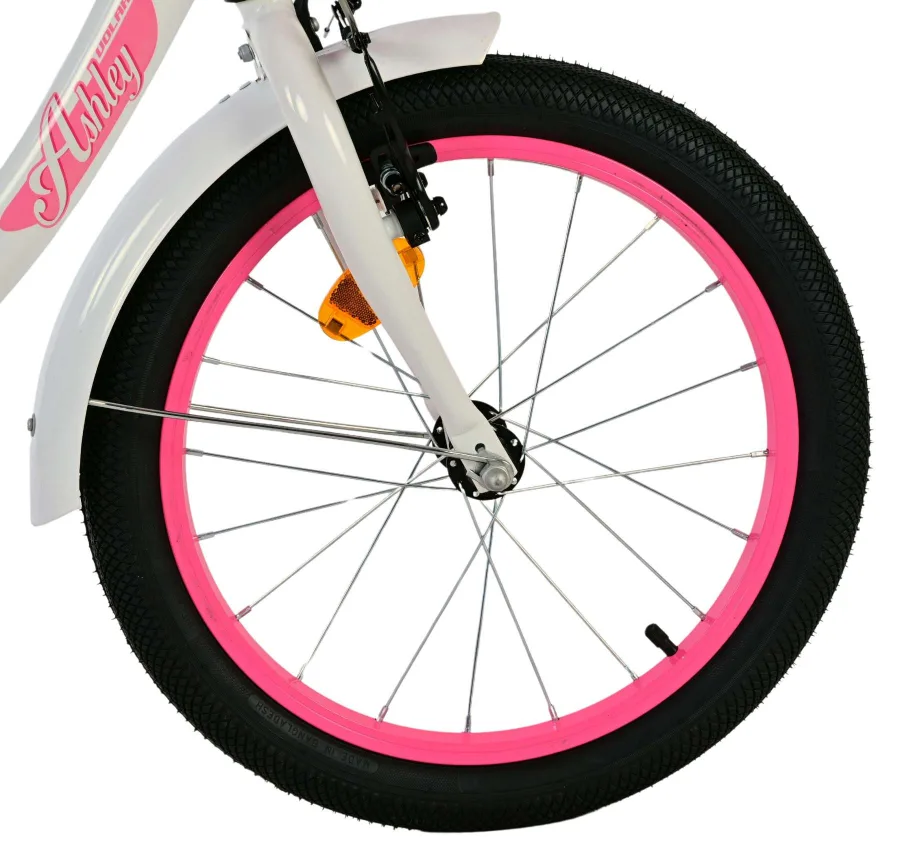 Volare Ashley Kinderfiets – Meisjes – 18 inch – Wit — foto 6