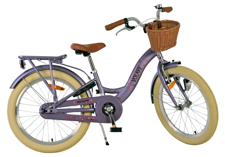Volare Blossom Kinderfiets – Meisjes – 20 inch – Paars — foto 12