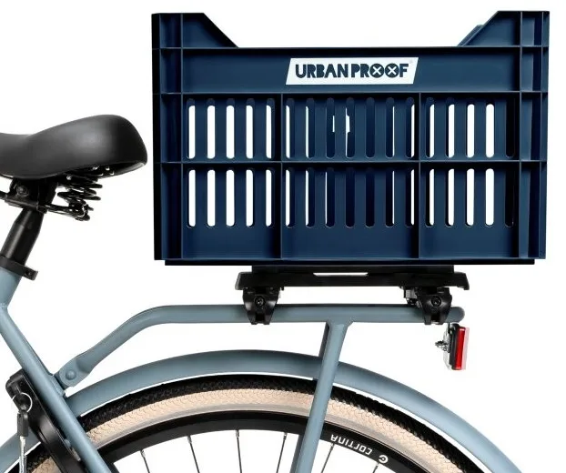 Gerecyclede Fietskrat Urban Proof Click 30 Liter donker blauw — foto 13