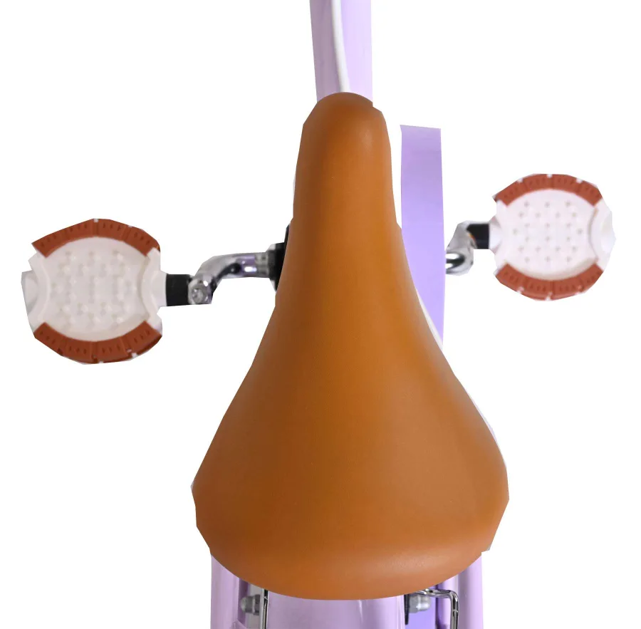 Volare Ashley Kinderfiets – Meisjes – 12 inch – Lila – Twee handremmen — foto 12