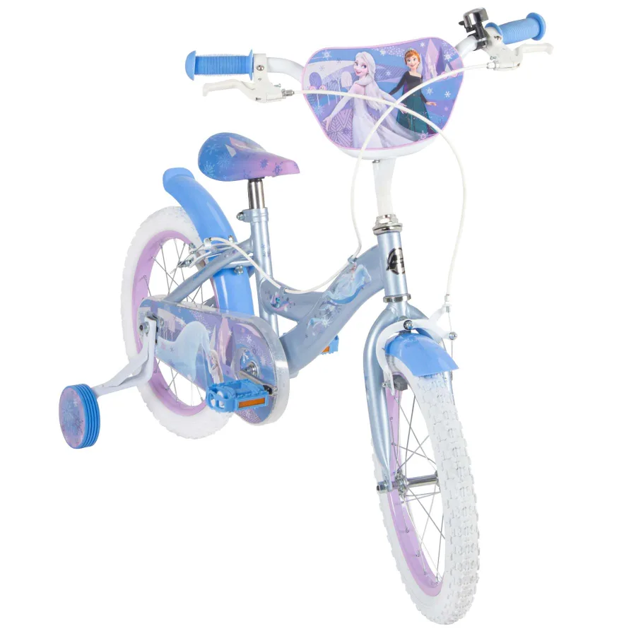 Disney Frozen 2 Children's bike - Girls - 16 inch - Blue Purple - Two hand brakes — foto 10