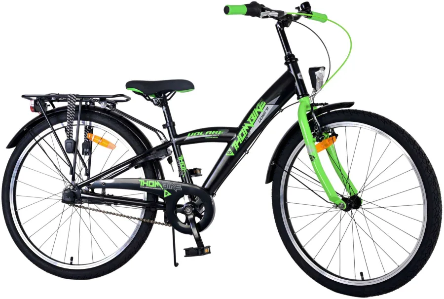 Volare Thombike Kinderfiets – Jongens – 24 inch – Groen Zwart – 3 versnellingen — foto 2