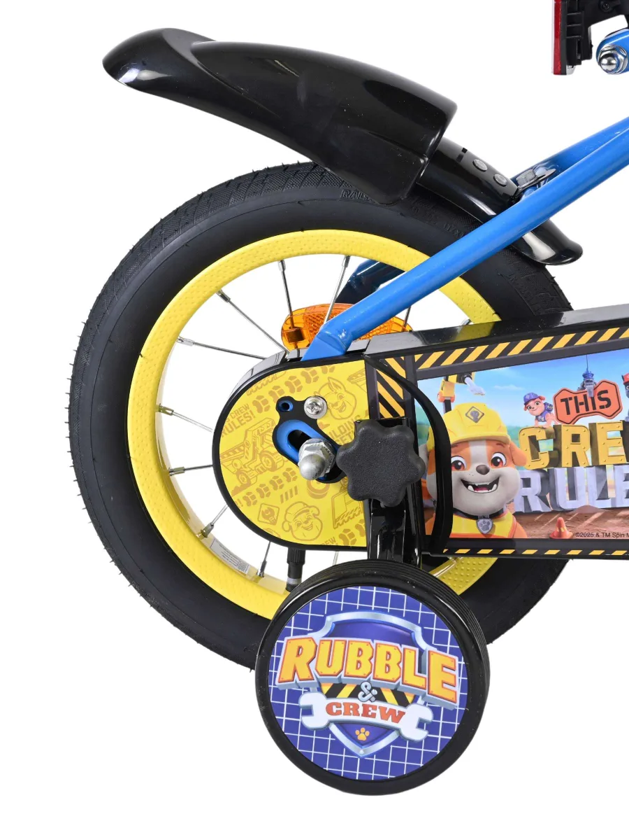 Paw Patrol -Rubble & Crew – Kinderfiets – Jongens – 12 inch – Blauw — foto 2