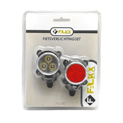 FALKX Tri Star siliconen Led verlichting set USB oplaadbaar.