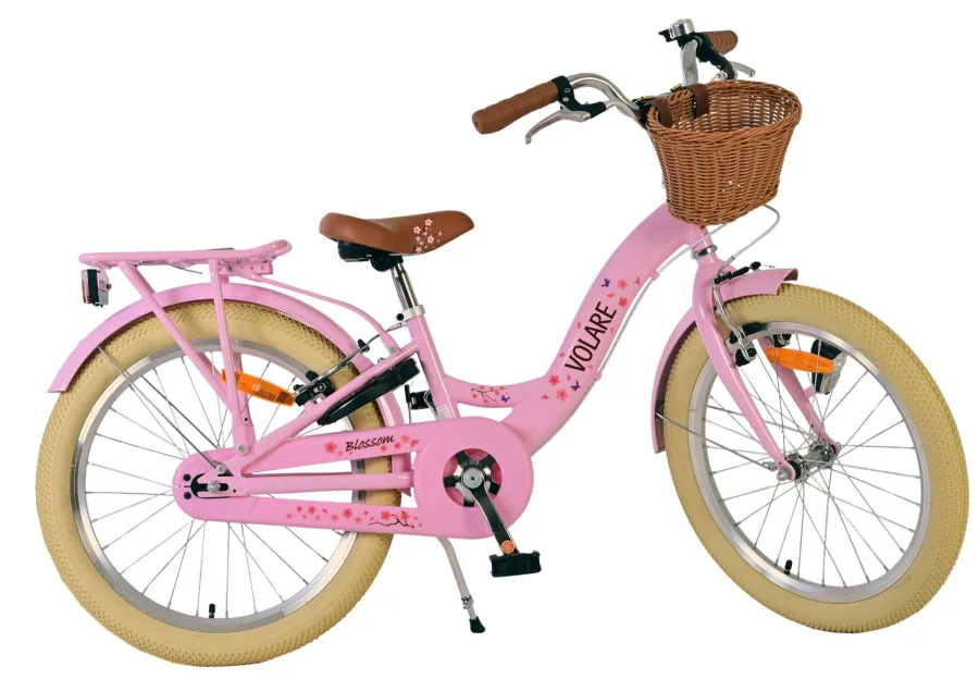 Volare Blossom Kinderfiets – Meisjes – 20 inch – Roze – Twee handremmen — foto 2