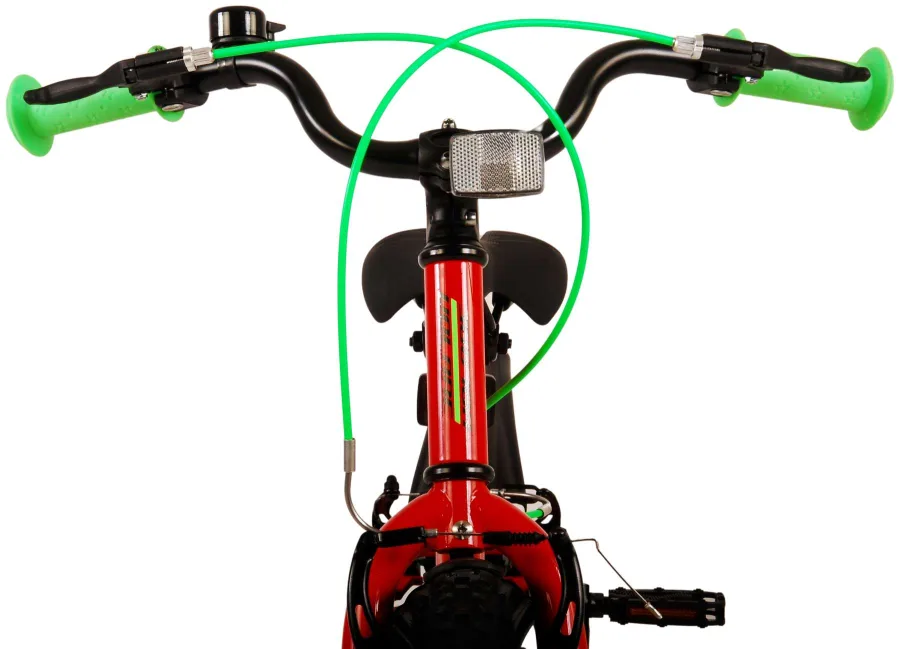 Volare Rocky Kinderfiets – Jongens – 14 inch – Rood – Twee handremmen — foto 4