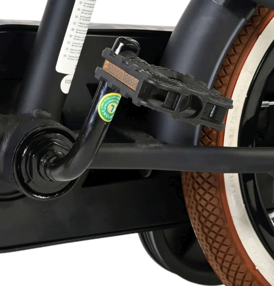 Volare Black Cruiser Kinderfiets – Jongens – 12 inch – Zwart — foto 11