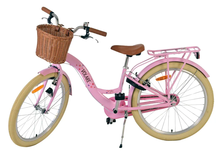 Volare Blossom Kinderfiets – Meisjes – 24 inch – Roze – Twee handremmen — foto 10