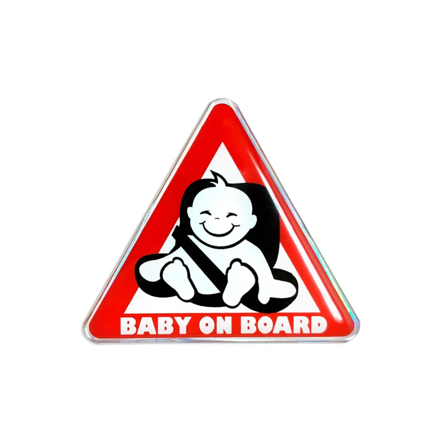Baby on board in stoel 3D sticker — foto 2