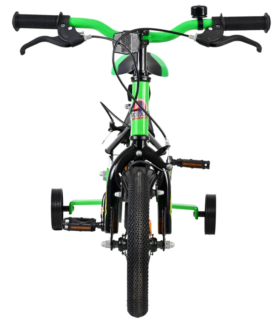 Volare Strike Kinderfiets – Jongens – 12 inch – Zwart Groen – Twee Handremmen — foto 9