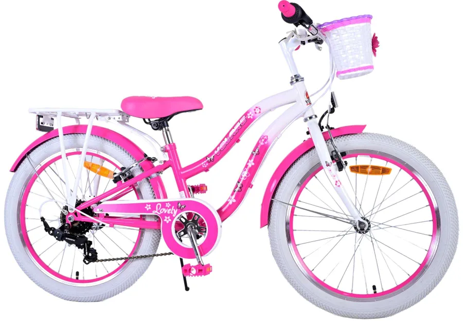 Volare Lovely Kinderfiets – Meisjes – 20 inch – Roze – 7 versnellingen — foto 2