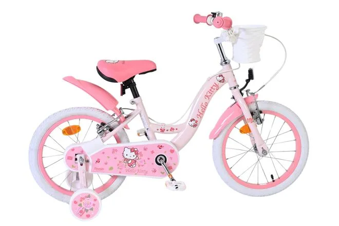 Hello Kitty Kinderfiets – Meisjes – 16 inch – Roze – Twee Handremmen
