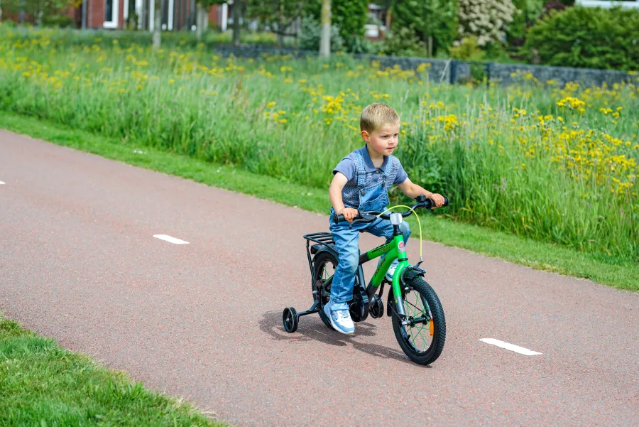 Volare Thombike Kinderfiets – Jongens – 14 inch – Groen/Grijs — foto 15