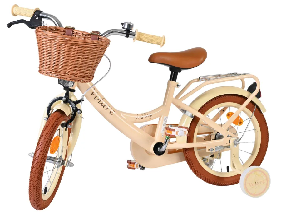 Volare Ashley Kinderfiets - Meisjes - 14 inch - Creme — foto 8