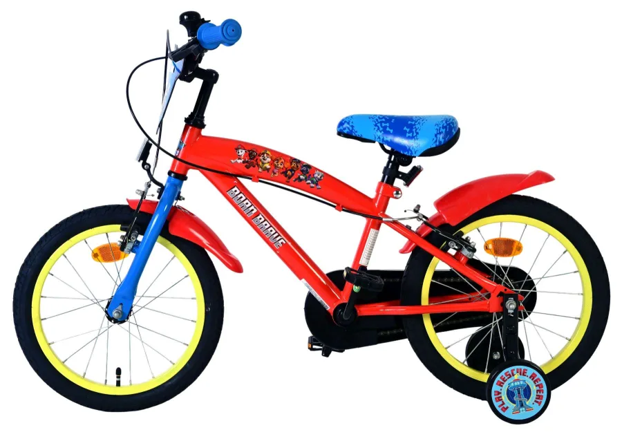 Paw Patrol Kinderfiets – Jongens – 16 inch – Rood – Twee handremmen — foto 9