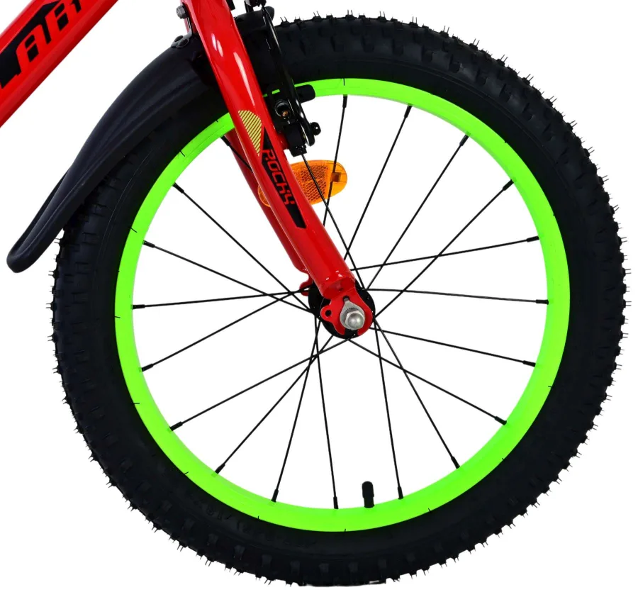 Volare Rocky Kinderfiets – Jongens – 18 inch – Rood — foto 3