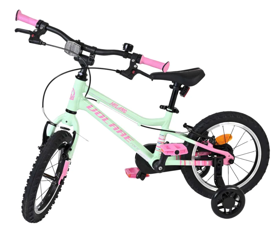 Volare Milano Kinderfiets – Meisjes – 14 inch – Mintgroen — foto 10