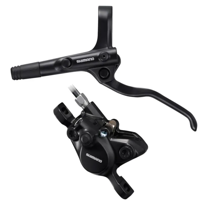 Hydraulische schijfremset Shimano MT200 voor - zonder remschijf - zwart