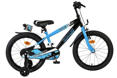 Volare Sportivo Kinderfiets – Jongens – 18 inch – Blauw Zwart