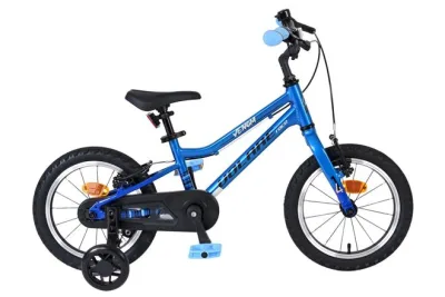 Volare Venom Kinderfiets – Jongens – 14 inch – Blauw – Twee handremmen