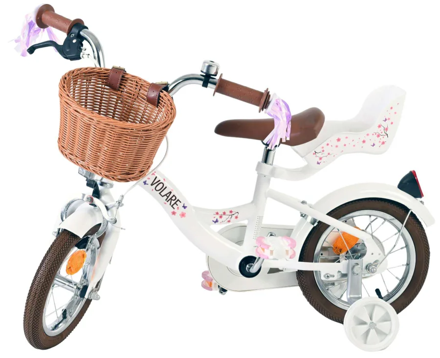 Volare Blossom Kinderfiets – Meisjes – 12 inch – Wit — foto 21