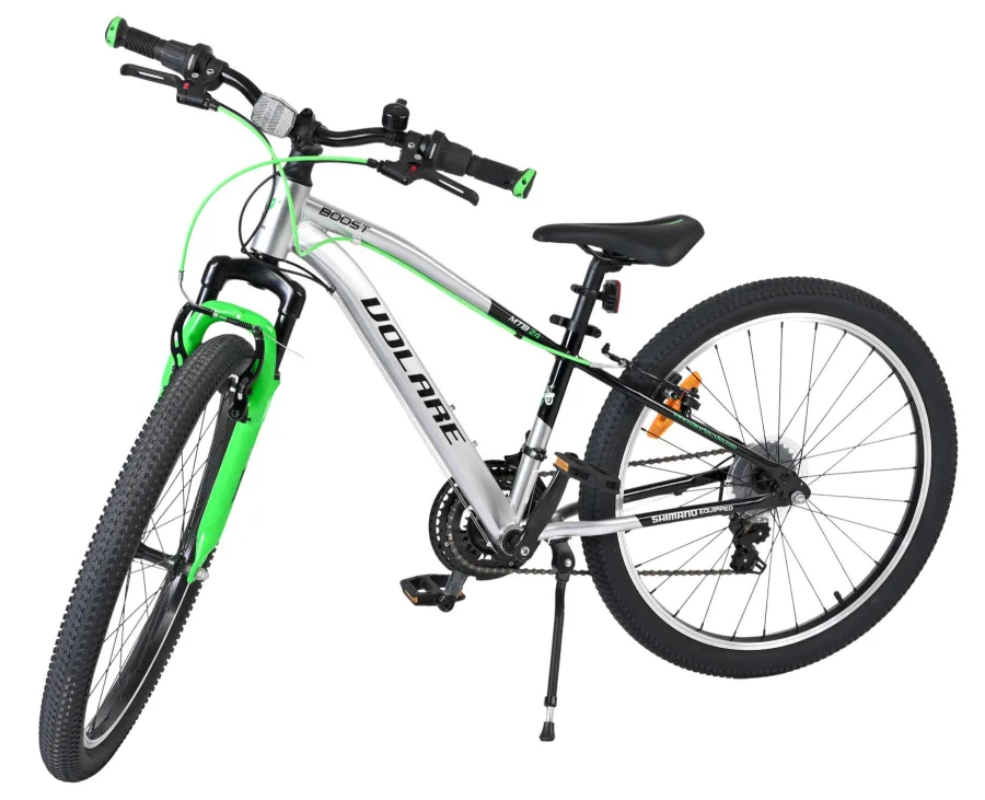 Volare Boost Kinderfiets – 24 inch – 21 Speed – Zilver/Groen — foto 11