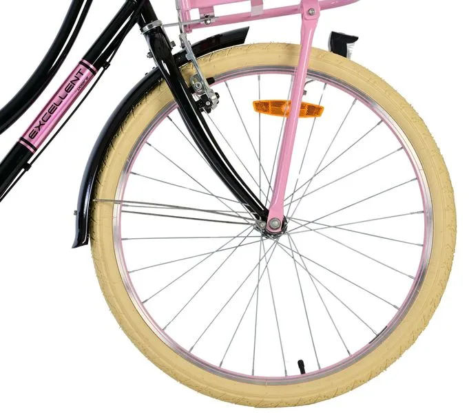 Volare Excellent Kinderfiets – Meisjes – 24 inch – Zwart – 3 Versnellingen — foto 3